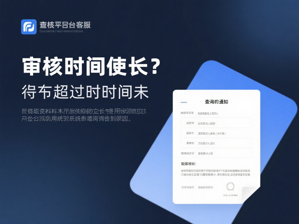 审核时间过长：如果超过预计时间仍未收到通知，建议用